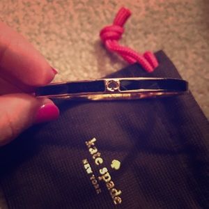 Kate Spade Bracelet black and gold!